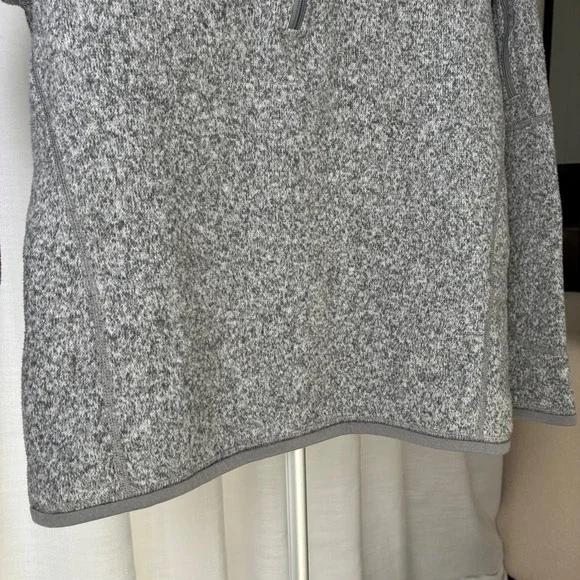 Patagonia Better Sweater Grey Fleece 1/4 quarter Zip Pullover Women's Size M - Picture 8 of 14